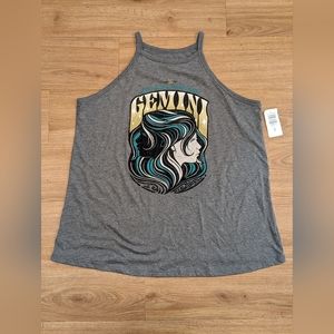 NWT Torrid Size 00 Gemini graphic tank